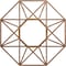 Ekena Millwork Guardian Wood Fretwork Pierced Ceiling Medallion, Walnut, 32"OD x 12 1/2"ID x 3/8"T CMWP32X32X0375GDWA - alternate 1